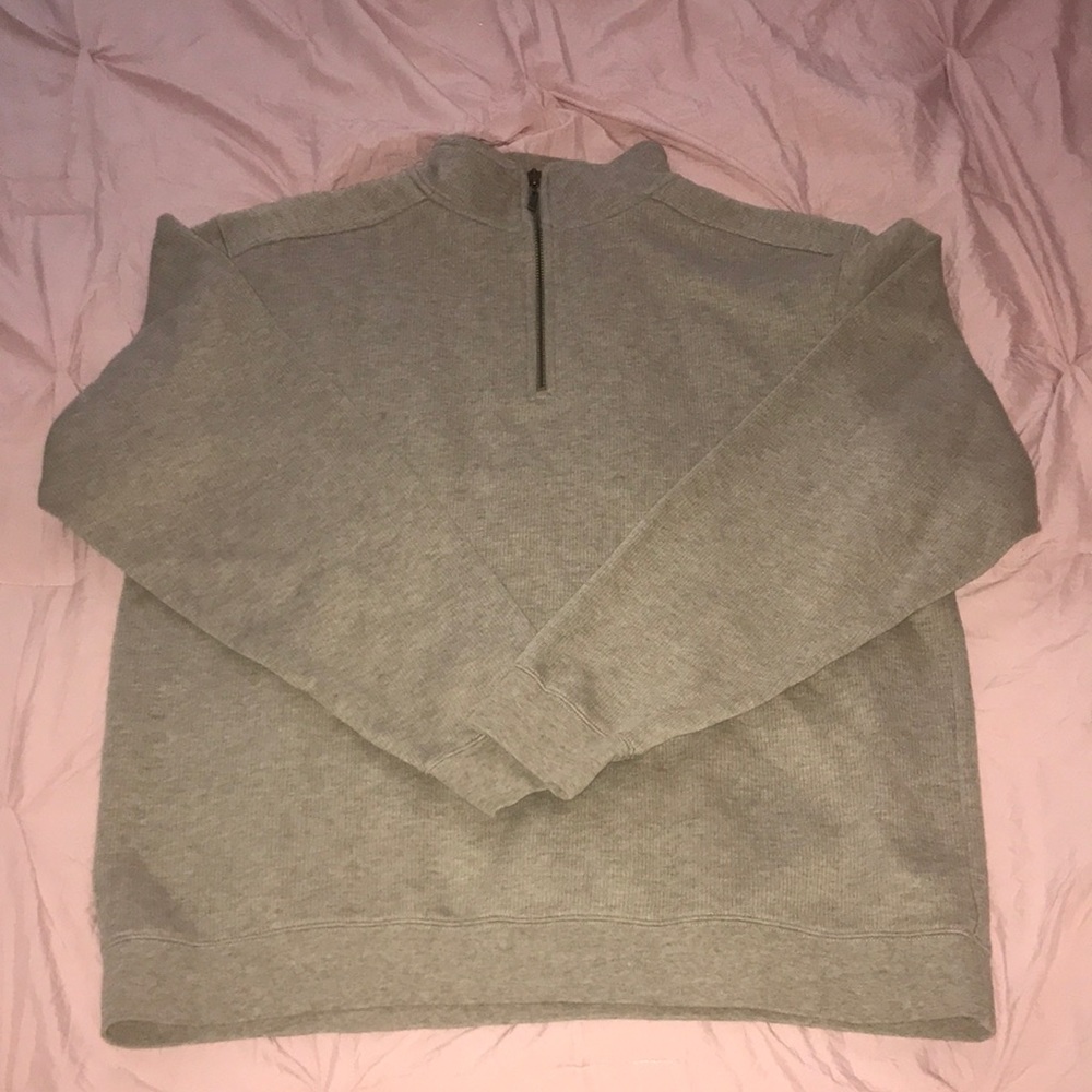 L.l bean 1/4 zip  Cotton sweater